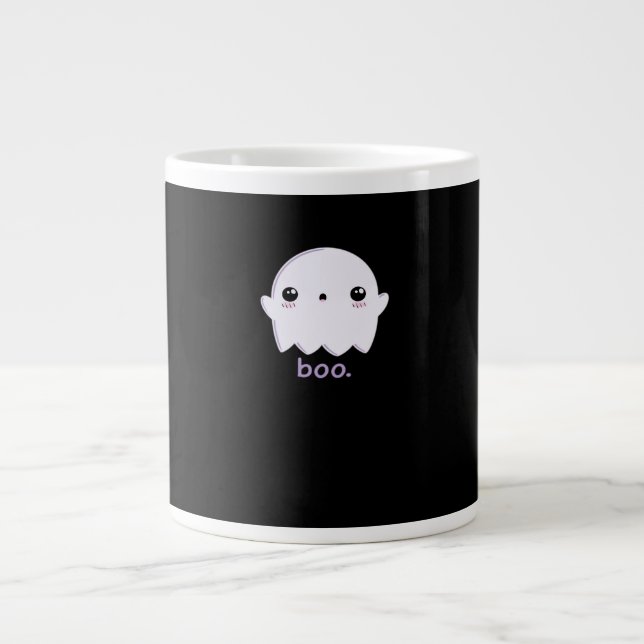 Little Boo Cute Halloween Giant Coffee Mug (Front)