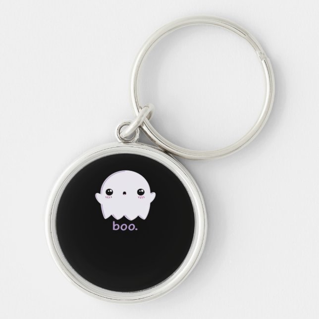 Little Boo Cute Halloween Keychain (Front)