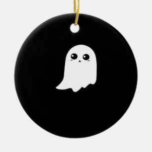 Little Boo Funny Meme Ceramic Ornament