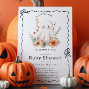 Little Boo Ghost Baby Shower Invitation