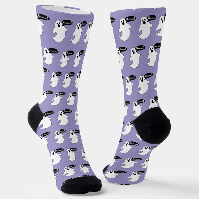 Little Boo Ghost Crew Socks (Creator Uploaded)