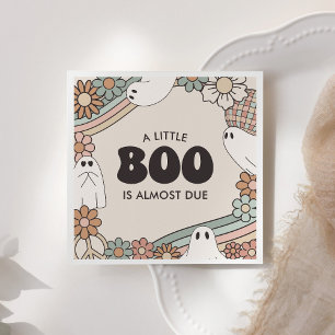 Little Boo Ghost Halloween Baby Shower Napkins
