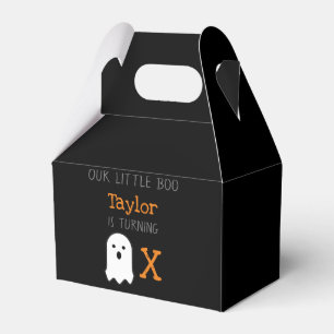 Little Boo Ghost Halloween Birthday Favor Boxes