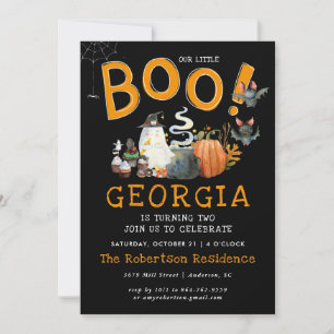 Little Boo Ghost Halloween Birthday Party