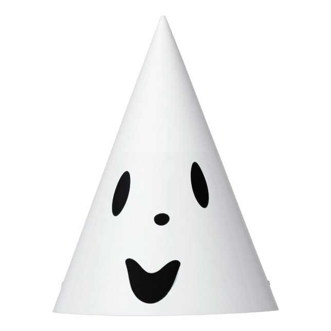 Little Boo Ghost Halloween Kids Party Hat (Front)