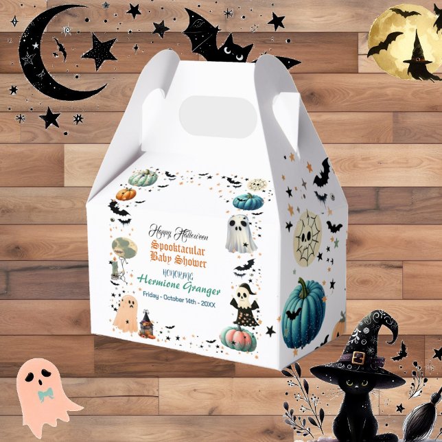 Little BOO Ghost Pumpkin Spooktacular Baby Shower Favor Boxes (Little BOO Ghost Pumpkin Spooktacular Baby Shower Favor Boxes)