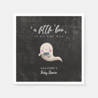 Little Boo Ghost with Bow Tie Baby Shower