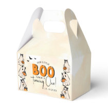 Little Boo Halloween 1st Birthday Favor Boxes