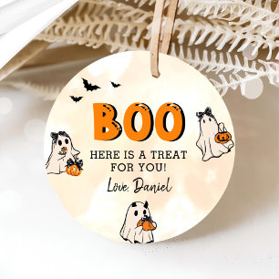 Little Boo Halloween 1st Birthday Favor Tags