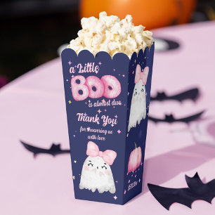 Little boo Halloween baby girl ghost baby shower Favor Boxes