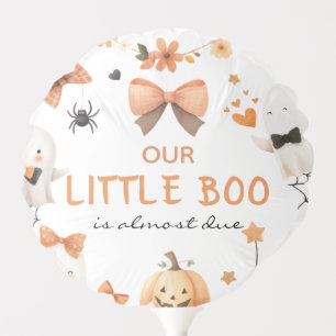 Little Boo Halloween Baby Shower Balloon
