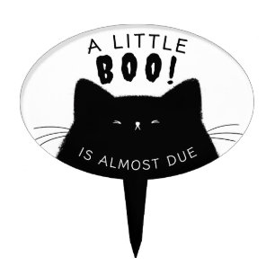 Little Boo Halloween Baby Shower Cake Topper