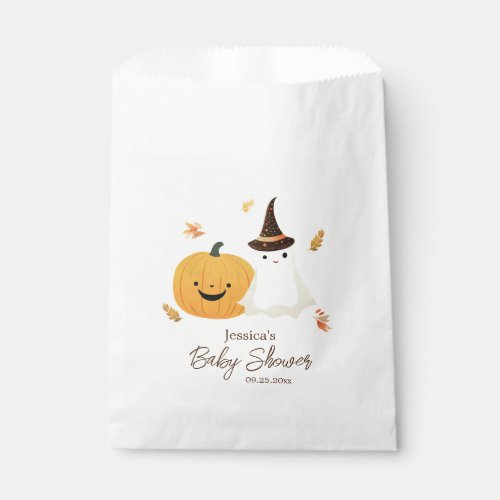 Little Boo Halloween Baby Shower  Favor Bag