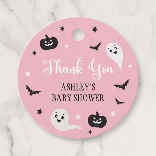 Little Boo Halloween Baby Shower Favor Tag