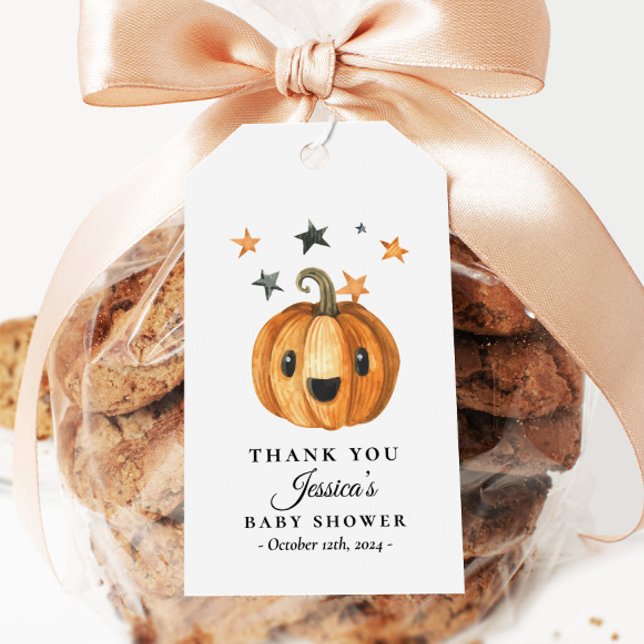 Little Boo Halloween Baby Shower Favor Tag (Creator Uploaded)