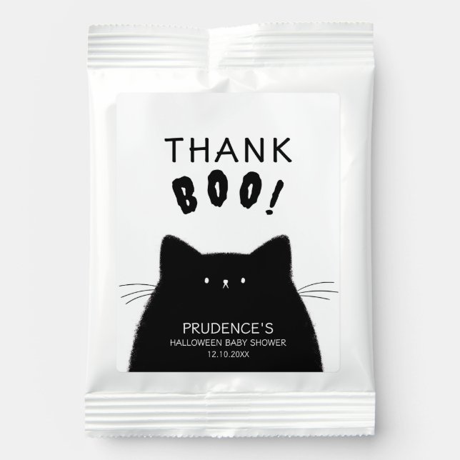 Little Boo Halloween Baby Shower Margarita Drink Mix (Front)