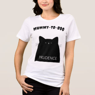 Little Boo Halloween Baby Shower Mommy To Be Tri-Blend Shirt