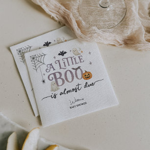 Little Boo Halloween Baby Shower Napkins