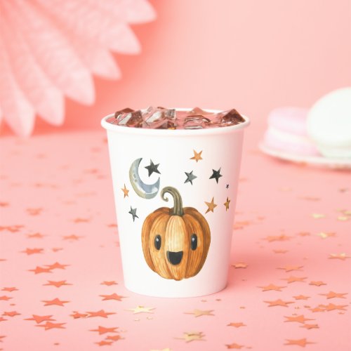 Little Boo Halloween Baby Shower Paper cup