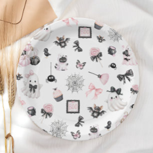 Little Boo Halloween Baby Shower  Paper Plates