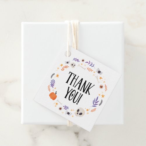 Little Boo Halloween Baby Shower Thank You Favor Tags