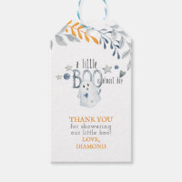 Little Boo Halloween Baby Shower Thank You Gift Tags