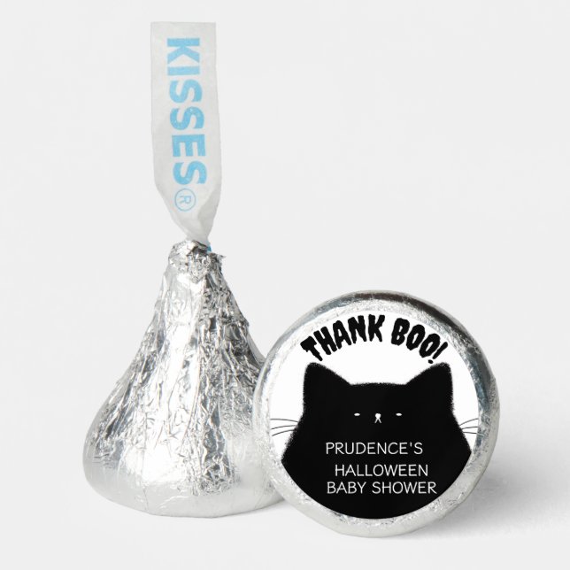 Little Boo Halloween Baby Shower Thank You Hershey®'s Kisses® (Front)