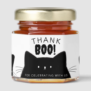 Little Boo Halloween Baby Shower Thank You Honey Jar Favors