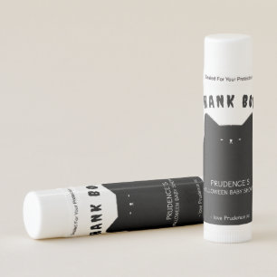 Little Boo Halloween Baby Shower Thank You Lip Balm
