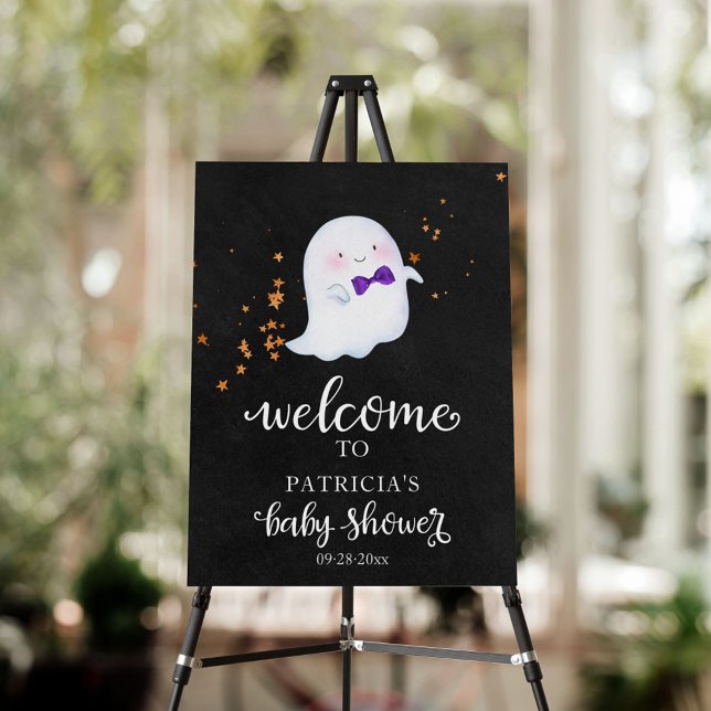 Little Boo Halloween Baby Shower Welcome Sign  (Creator Uploaded)