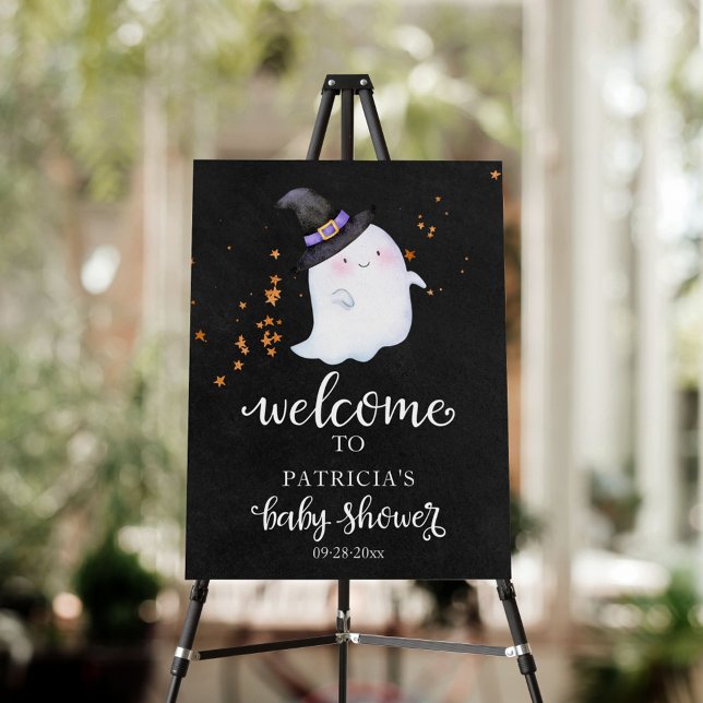 Little Boo Halloween Baby Shower Welcome Sign  (Creator Uploaded)