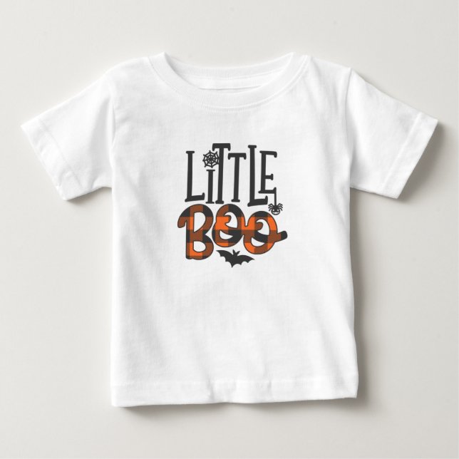 Little Boo Halloween Baby T-Shirt (Front)