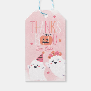 Little Boo Halloween Birthday Thank You Favor Gift Tags