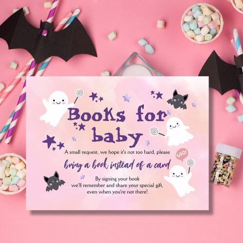 Little Boo Halloween  Books for Baby Request Enclosure Card