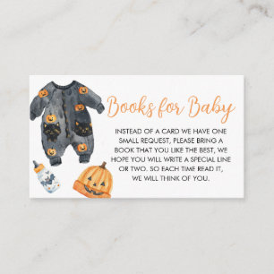 Little Boo Halloween Clothesline Books for Baby Enclosure Card