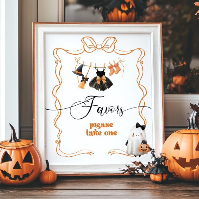 Little Boo halloween Clothesline Favors Poster (Creator Uploaded)