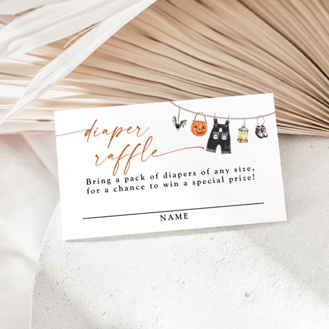 Little Boo Halloween Diaper Raffle Card (Creator Uploaded)