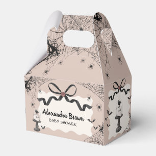 Little Boo Halloween Gothic Baby Shower Favor Boxes