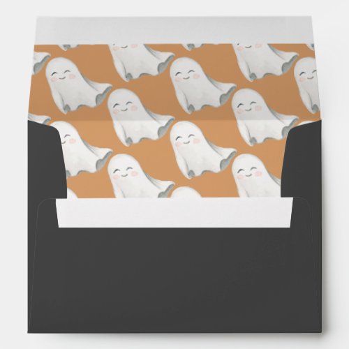 Little Boo Halloween Neutral Baby Shower  Envelope