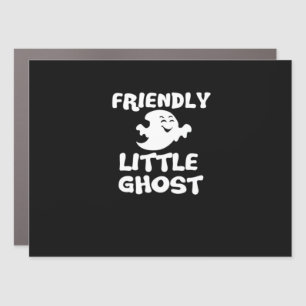 Little Boo Halloween Print Car Magnet