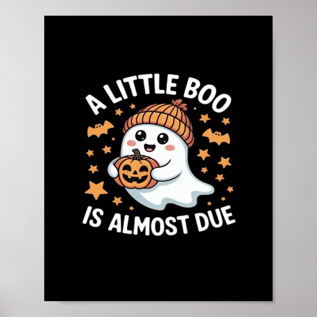 Little Boo Halloween Print Design (Front)
