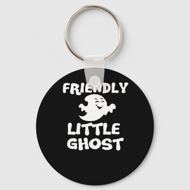 Little Boo Halloween Print  Keychain (Front)