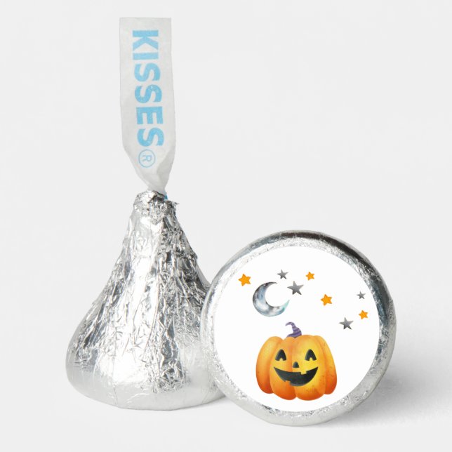 Little Boo Halloween Pumpkin Baby Shower Hershey®'s Kisses® (Front)