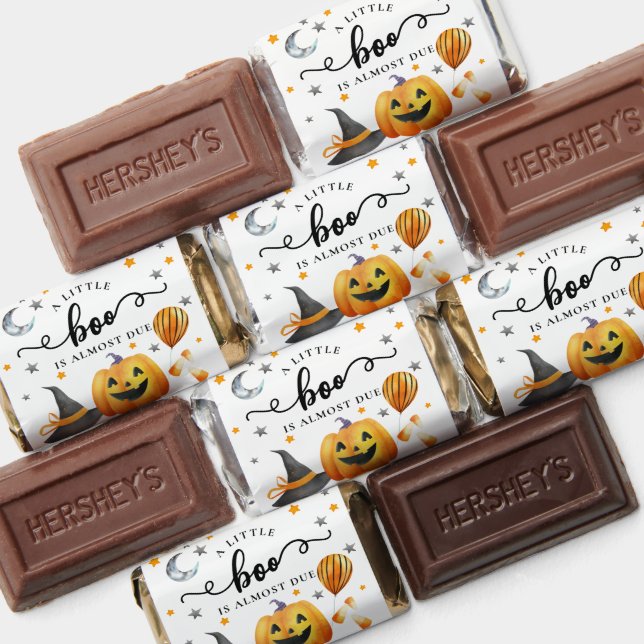 Little Boo Halloween Pumpkin Baby Shower Hershey's Miniatures (Assorted)