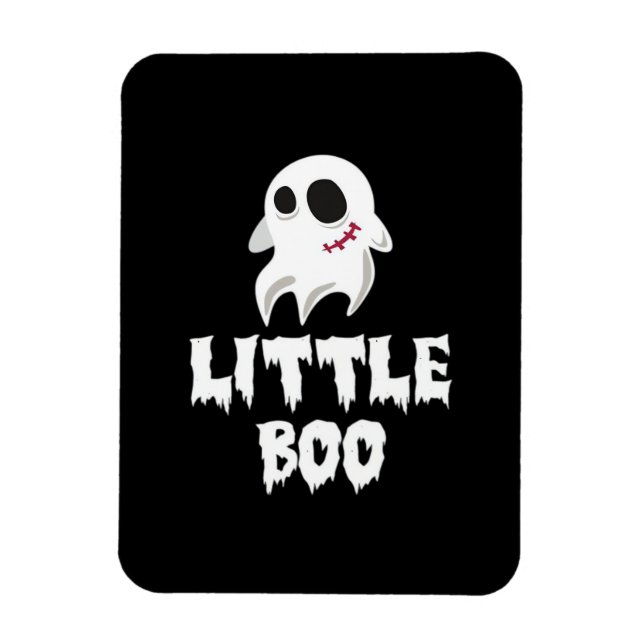 Little Boo In Halloween Cool Graphic Magnet (Vertical)