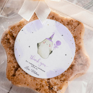 Little Boo is almost due Baby shower  Classic Round Sticker
