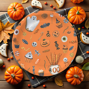 Little Boo is almost due Baby Shower Paper Plates