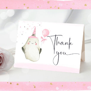 Little Boo is almost due Baby shower Thank You Card