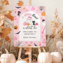 Little boo is almost Due baby shower welcome Foam Board