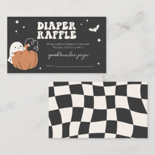 Little Boo is Almost Due Diaper Raffle Card